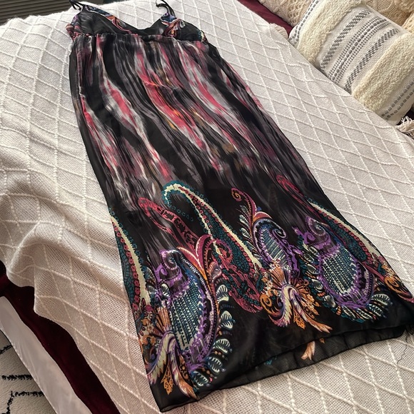 Chiffon maxi dress - Picture 2 of 7